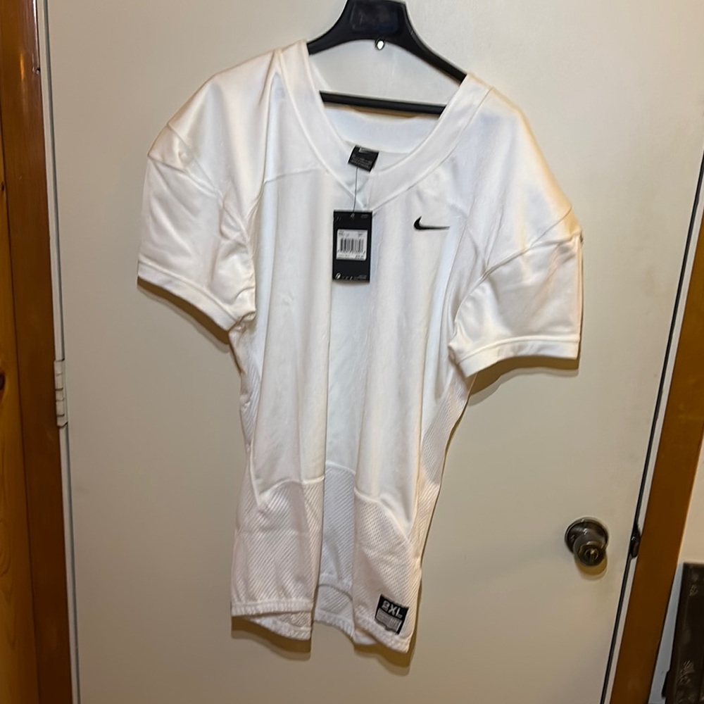 NWT Nike White Football Jersey